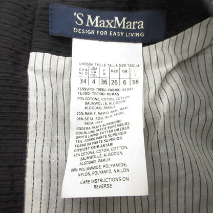 【中古】MAX MARA | マックスマーラ ワンピース 92212272 S MaxMara ブラック サイズ：38