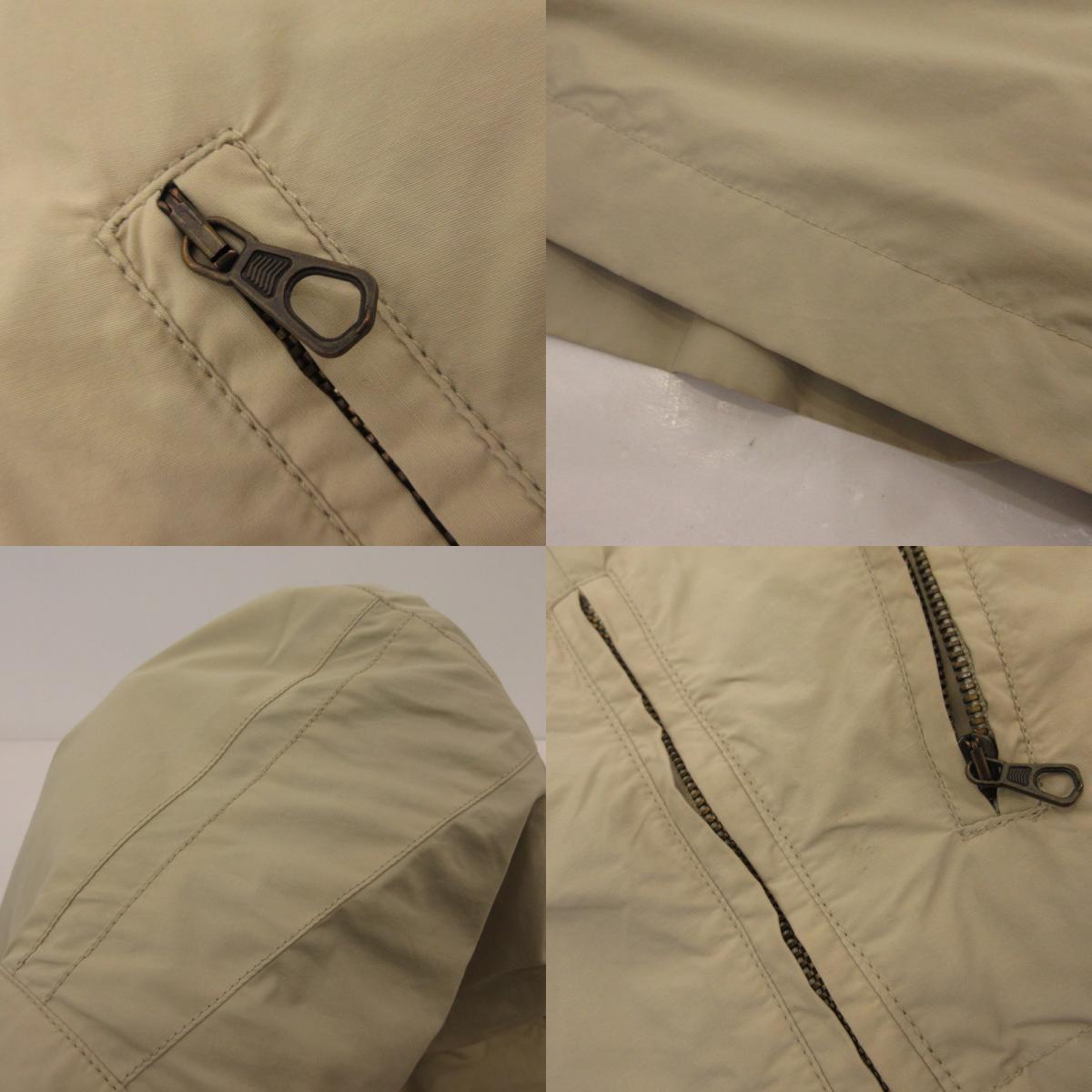 【中古】MONCLER | モンクレール ナイロンジャケット 並行品 青タグ ベージュ サイズ：1