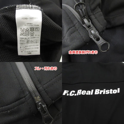 【中古】FCRB | エフシーアールビー POLARTEC POWER SHIELD STAND COLLAR BLOUSON ジャージ FCRB-192051 ブラック サイズ：S