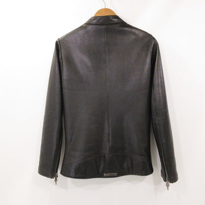 【中古】CHROME HEARTS | クロムハーツ RACING2 レザー 2225-304-6062 国内正規品 ブラック サイズ：M