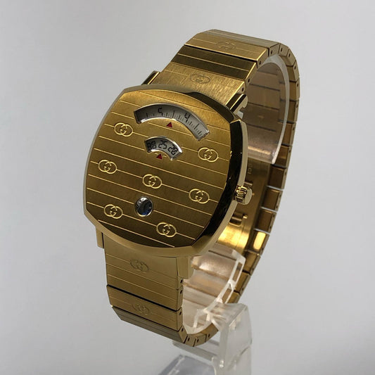 【中古】GUCCI | グッチ GRIP 腕時計 YA157403 ゴールド