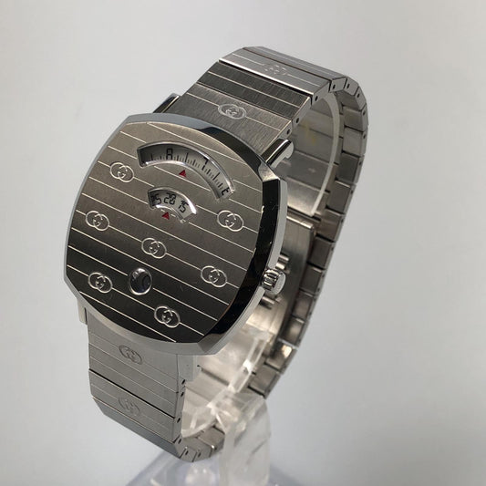 【中古】GUCCI | グッチ GRIP 腕時計 YA157401 シルバー