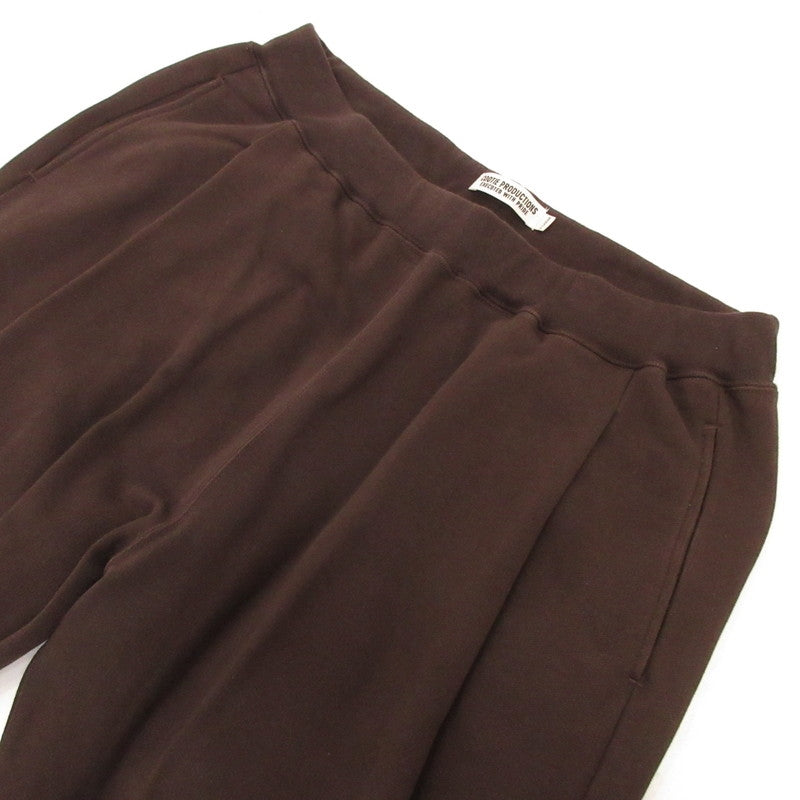 【中古】COOTIE | クーティー Inlay Sweat 1 Tuck Easy Pants パンツ CTE-22A107 ブラウン サイズ：XL