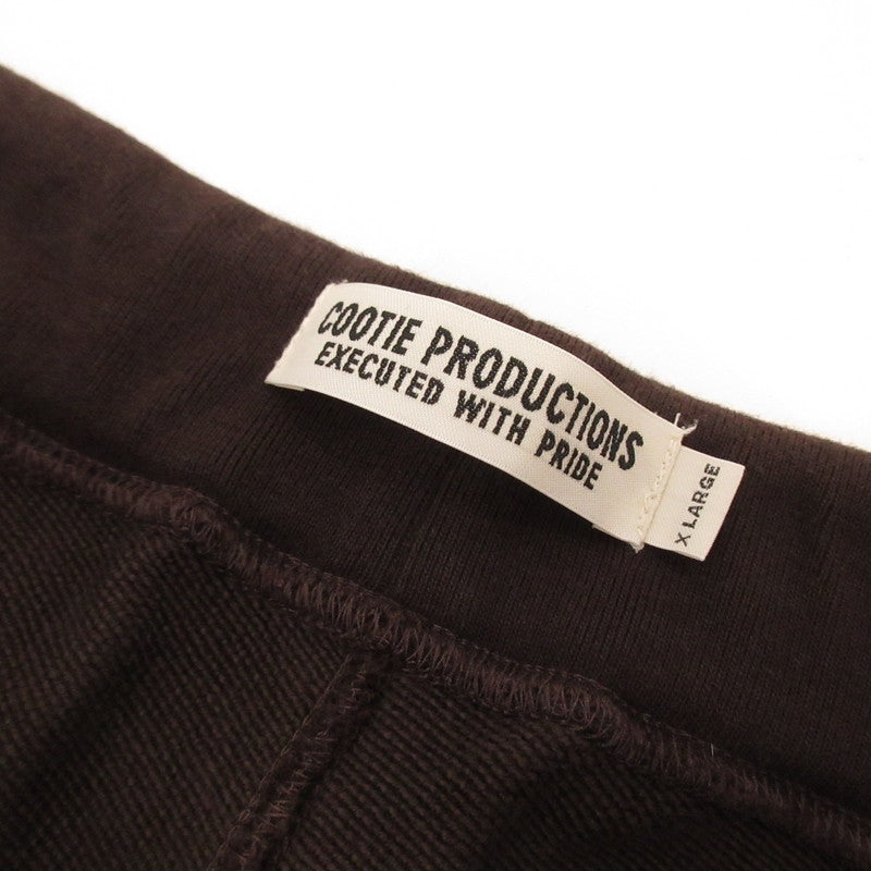 【中古】COOTIE | クーティー Inlay Sweat 1 Tuck Easy Pants パンツ CTE-22A107 ブラウン サイズ：XL
