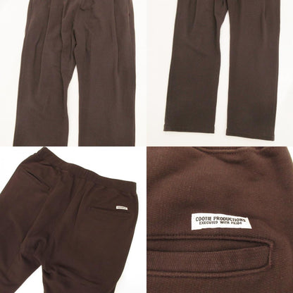 【中古】COOTIE | クーティー Inlay Sweat 1 Tuck Easy Pants パンツ CTE-22A107 ブラウン サイズ：XL