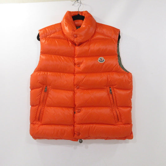 【中古】MONCLER | モンクレール TIB ダウンベスト F20911A53800 国内正規品 オレンジ サイズ：2