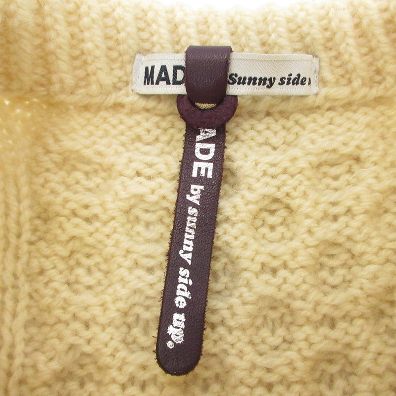 【中古】SUNNY SIDE UP | サニーサイドアップ REMAKE 15 KNIT セーター USED FABRIC使用 アイボリー サイズ：2