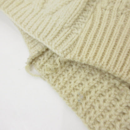 【中古】SUNNY SIDE UP | サニーサイドアップ REMAKE 15 KNIT セーター USED FABRIC使用 アイボリー サイズ：2