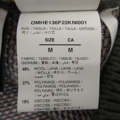【中古】OFF-WHITE | オフホワイト セーター OMHE136F22KNI001 並行品 オリーブ サイズ：M
