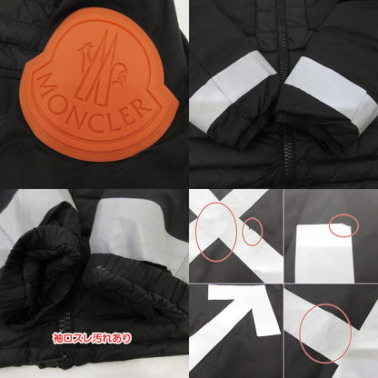 【中古】OFF-WHITE | オフホワイト GAUSSE ダウンジャケット 4130985 ブラック サイズ：2