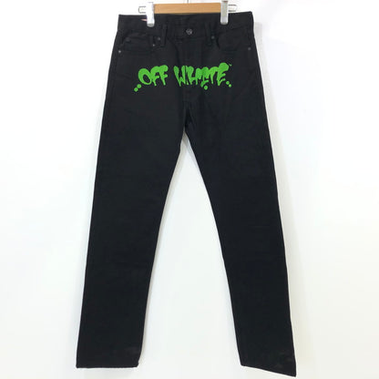 【中古】OFF-WHITE | オフホワイト デニムパンツ OMYA124S22DEN003 2022S/S 並行品 W:31 ブラック