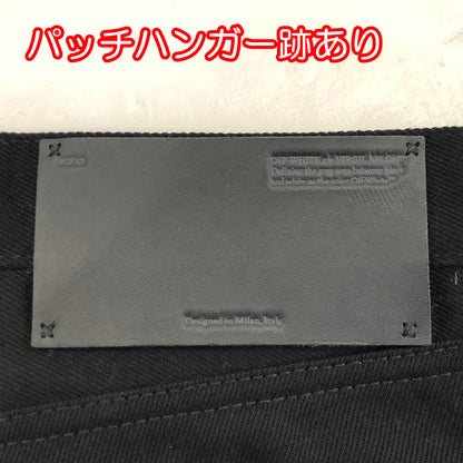 【中古】OFF-WHITE | オフホワイト デニムパンツ OMYA124S22DEN003 2022S/S 並行品 W:31 ブラック