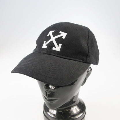【中古】OFF-WHITE | オフホワイト Arrow Logo Baseball cap キャップ 並行品 ブラック