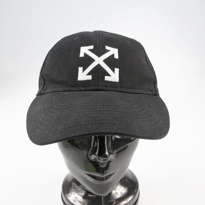 【中古】OFF-WHITE | オフホワイト Arrow Logo Baseball cap キャップ 並行品 ブラック