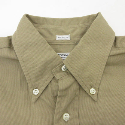 【中古】WORKERS | ワーカーズ Modified Wide Spread (Pique) 長袖シャツ ベージュ