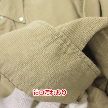【中古】WORKERS | ワーカーズ Modified Wide Spread (Pique) 長袖シャツ ベージュ