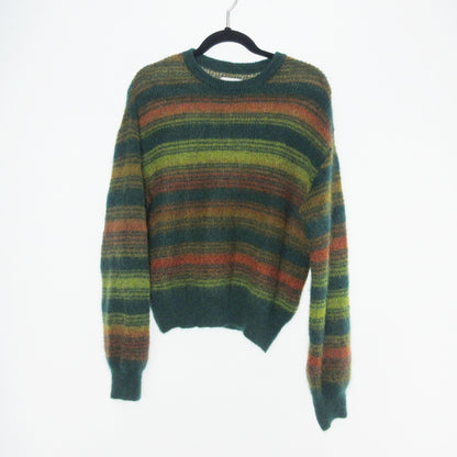 【中古】 MOHAIR BORDER KNIT セーター 112630027 グリーン サイズ：2
