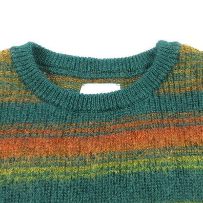 【中古】 MOHAIR BORDER KNIT セーター 112630027 グリーン サイズ：2