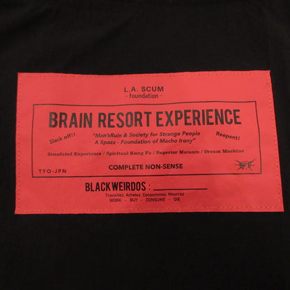 【中古】BlackWeirdos | ブラックウィドーブラックウィドゥ ナイロンジャケット 21SS-JK02 ブラック サイズ：L