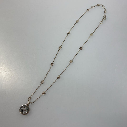 【中古】GUCCI | グッチ インターロッキングGフラワー ネックレス 479221
