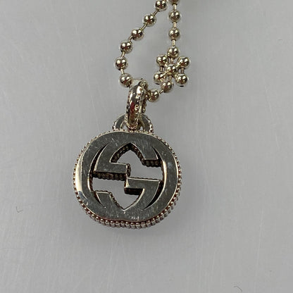【中古】GUCCI | グッチ インターロッキングGフラワー ネックレス 479221