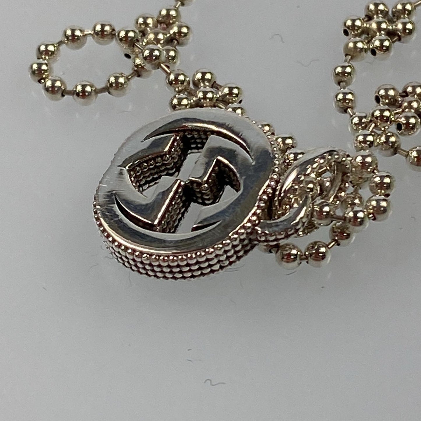 【中古】GUCCI | グッチ インターロッキングGフラワー ネックレス 479221