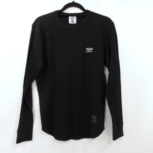 【中古】M&M CUSTOM PERFORMANCE | エムアンドエムカスタムパフォーマンス WAFFLE L/S T-SHIRT 長袖Ｔシャツ ブラック