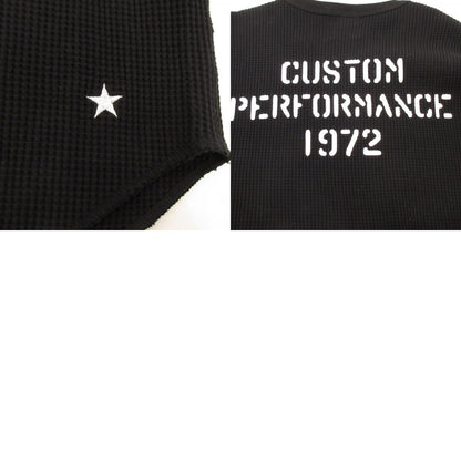 【中古】M&M CUSTOM PERFORMANCE | エムアンドエムカスタムパフォーマンス WAFFLE L/S T-SHIRT 長袖Ｔシャツ ブラック