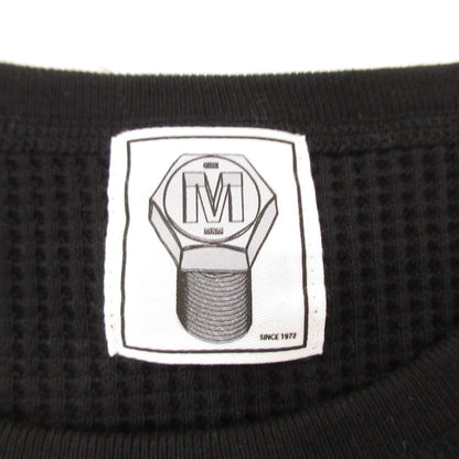 【中古】M&M CUSTOM PERFORMANCE | エムアンドエムカスタムパフォーマンス WAFFLE L/S T-SHIRT 長袖Ｔシャツ ブラック
