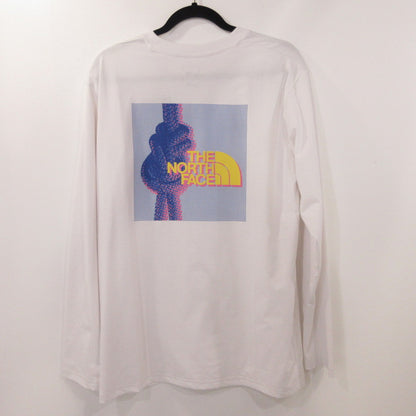 【中古】THE NORTH FACE | ザ・ノースフェイス ESエイトノットティー 長袖Ｔシャツ NT32582 ホワイト サイズ：XL