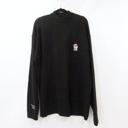 【中古】WIND AND SEA | ウィンダンシーウインダンシー Mockneck Sweater セーター WDS-MALBON-01 ブラック サイズ：XL
