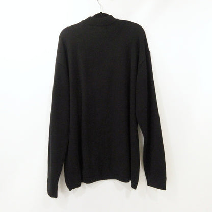 【中古】WIND AND SEA | ウィンダンシーウインダンシー Mockneck Sweater セーター WDS-MALBON-01 ブラック サイズ：XL