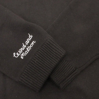 【中古】WIND AND SEA | ウィンダンシーウインダンシー Mockneck Sweater セーター WDS-MALBON-01 ブラック サイズ：XL
