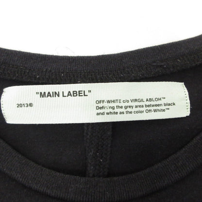 【中古】OFF-WHITE | オフホワイト SUMMER L/S TEE 長袖Ｔシャツ OMAB001R19185009 並行品 ブラック サイズ：XL