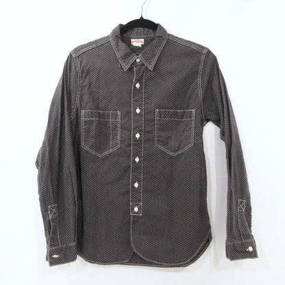 【中古】FREEWHEELERS | フリーホイーラーズ 416P ポルカドットシャツ 長袖シャツ MS16022 DOUBLE DIAMOND ブラック