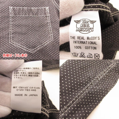 【中古】FREEWHEELERS | フリーホイーラーズ 416P ポルカドットシャツ 長袖シャツ MS16022 DOUBLE DIAMOND ブラック