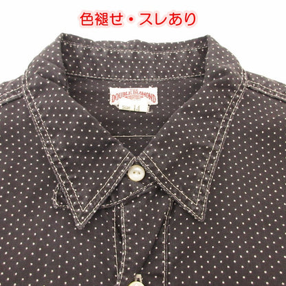 【中古】FREEWHEELERS | フリーホイーラーズ 416P ポルカドットシャツ 長袖シャツ MS16022 DOUBLE DIAMOND ブラック