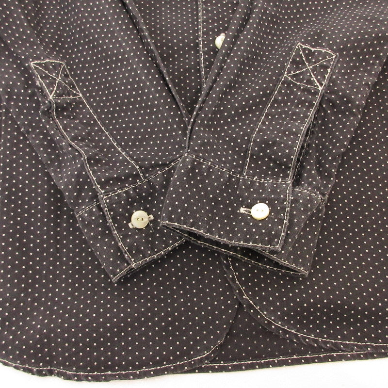 【中古】FREEWHEELERS | フリーホイーラーズ 416P ポルカドットシャツ 長袖シャツ MS16022 DOUBLE DIAMOND ブラック