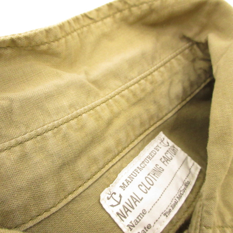 【中古】The REAL McCOY'S | ザリアルマッコイズ NAVAL CLOTHING USN 長袖シャツ カーキ