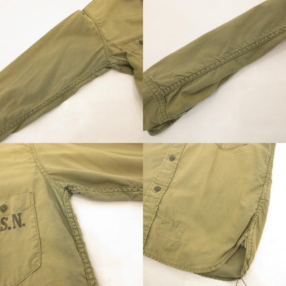 【中古】The REAL McCOY'S | ザリアルマッコイズ NAVAL CLOTHING USN 長袖シャツ カーキ