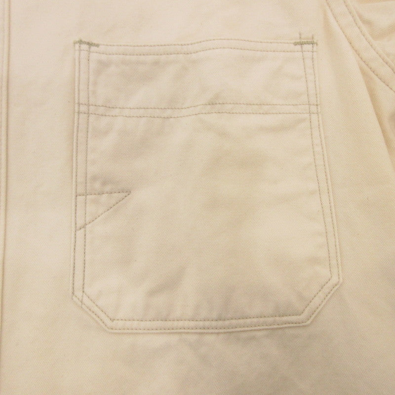 【中古】FREEWHEELERS | フリーホイーラーズ WORK SHIRTS DIAMOND CRACKER 長袖シャツ 2423005 UNION SPECIAL OVERALLS アイボリー