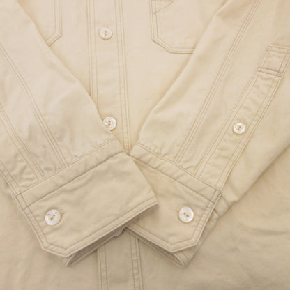 【中古】FREEWHEELERS | フリーホイーラーズ WORK SHIRTS DIAMOND CRACKER 長袖シャツ 2423005 UNION SPECIAL OVERALLS アイボリー