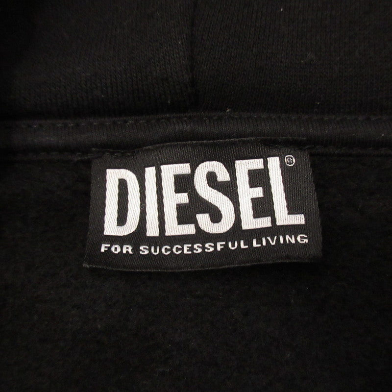 【中古】DIESEL | ディーゼル S-GIRK-HOOD-B8 パーカー A032700GRAL ブラック サイズ：M