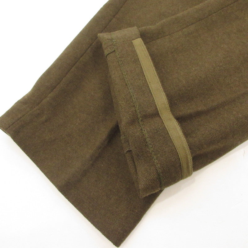【中古】MILITARY衣料 | ミリタリーイリョウ M52 Wool Trousers パンツ フランス軍 オリーブ