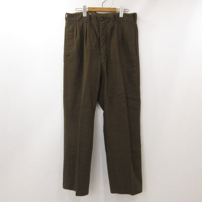 【中古】MILITARY衣料 | ミリタリーイリョウ M52 Wool Trousers パンツ フランス軍 オリーブ