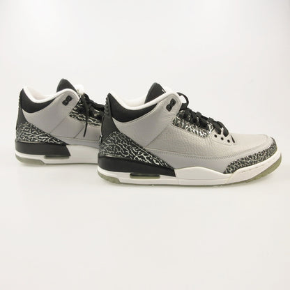 【中古】NIKE | ナイキ Air Jordan 3 Retro 'Wolf Grey' スニーカー 136064-004 グレー 28.5cm