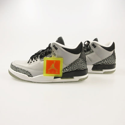 【中古】NIKE | ナイキ Air Jordan 3 Retro 'Wolf Grey' スニーカー 136064-004 グレー 28.5cm