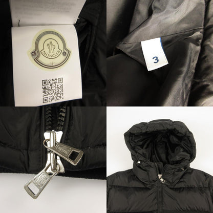 【中古】MONCLER | モンクレール AITON ダウンジャケット D20914188405 国内正規品 ブラック サイズ：3