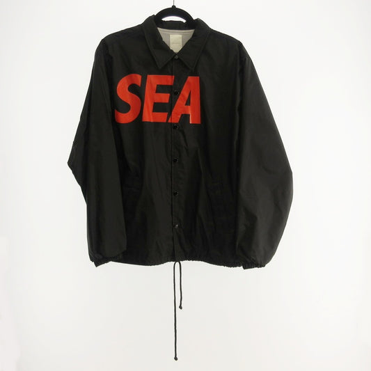 【中古】WIND AND SEA | ウィンダンシーウインダンシー COACH JACKET その他アウター WDS-JK-01 ブラック サイズ：M