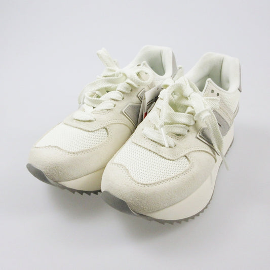 【中古】NEW BALANCE | ニューバランス スニーカー WL574ZJP ホワイト 24cm